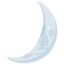 Crescent Moon on Messenger