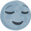 New Moon With Face on Messenger