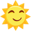 Sun With Face on Messenger