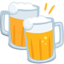 Clinking Beer Mugs on Messenger
