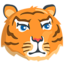 Tiger Face on Messenger