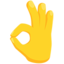 Ok Hand Sign on Messenger