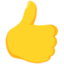 Thumbs Up Sign on Messenger