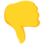 Thumbs Down Sign on Messenger