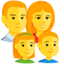 Family: Man, Woman, Girl, Boy on Messenger
