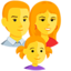 Family: Man, Woman, Girl on Messenger