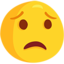 Worried Face on Messenger