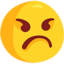 Angry Face on Messenger