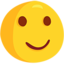 Slightly Smiling Face on Messenger