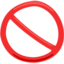 No Entry Sign on Messenger