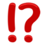 Exclamation Question Mark on Messenger